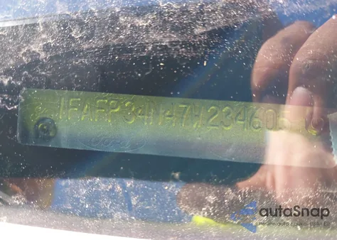 2007 Ford Focus S/Se/Ses из США, поврежденный, VIN 1FAFP34N47W234605